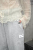 PAPER LOGO LINE SWEAT PANTS -GRAY-